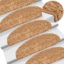 Alfombrillas de escalera 10 unidades beige 65x21x4 cm de , Alfombrillas para escalones - Ref: Foro24-149803, Precio: 59,62 €,...
