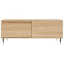 Mesa de centro madera contrachapada roble Sonoma 90x50x36,5 cm de , Mesas de centro - Ref: Foro24-830799, Precio: 68,29 €, De...