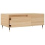 Mesa de centro madera contrachapada roble Sonoma 90x50x36,5 cm de , Mesas de centro - Ref: Foro24-830799, Precio: 68,29 €, De...