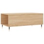 Mesa de centro madera contrachapada roble Sonoma 90x50x36,5 cm de , Mesas de centro - Ref: Foro24-830799, Precio: 68,29 €, De...