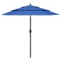 Sombrilla jardín 3 niveles palo de aluminio azul celeste 2,5 m de , Sombrillas - Ref: Foro24-313867, Precio: 80,96 €, Descuen...