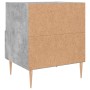 Mesita de noche madera ingeniería gris hormigón 40x35x47,5 cm de , Mesitas de noche - Ref: Foro24-827412, Precio: 41,33 €, De...