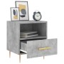 Mesita de noche madera ingeniería gris hormigón 40x35x47,5 cm de , Mesitas de noche - Ref: Foro24-827412, Precio: 41,33 €, De...