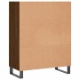 Estantería madera de ingeniería roble marrón 69,5x32,5x90 cm de , Aparadores - Ref: Foro24-828395, Precio: 66,32 €, Descuento: %
