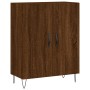 Aparador de madera de ingeniería marrón roble 69,5x34x90 cm de , Aparadores - Ref: Foro24-827723, Precio: 76,00 €, Descuento: %