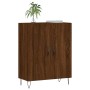 Aparador de madera de ingeniería marrón roble 69,5x34x90 cm de , Aparadores - Ref: Foro24-827723, Precio: 76,00 €, Descuento: %