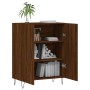 Aparador de madera de ingeniería marrón roble 69,5x34x90 cm de , Aparadores - Ref: Foro24-827723, Precio: 76,00 €, Descuento: %