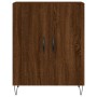 Aparador de madera de ingeniería marrón roble 69,5x34x90 cm de , Aparadores - Ref: Foro24-827723, Precio: 76,00 €, Descuento: %
