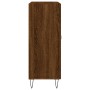 Aparador de madera de ingeniería marrón roble 69,5x34x90 cm de , Aparadores - Ref: Foro24-827723, Precio: 76,00 €, Descuento: %