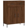 Aparador de madera de ingeniería marrón roble 69,5x34x90 cm de , Aparadores - Ref: Foro24-827995, Precio: 100,43 €, Descuento: %
