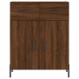 Aparador de madera de ingeniería marrón roble 69,5x34x90 cm de , Aparadores - Ref: Foro24-827995, Precio: 100,43 €, Descuento: %