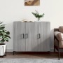 Aparador de madera de ingeniería gris Sonoma 90x34x80 cm de , Aparadores - Ref: Foro24-828114, Precio: 84,24 €, Descuento: %