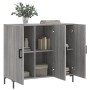 Aparador de madera de ingeniería gris Sonoma 90x34x80 cm de , Aparadores - Ref: Foro24-828114, Precio: 84,24 €, Descuento: %
