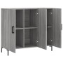 Aparador de madera de ingeniería gris Sonoma 90x34x80 cm de , Aparadores - Ref: Foro24-828114, Precio: 84,24 €, Descuento: %