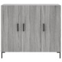 Aparador de madera de ingeniería gris Sonoma 90x34x80 cm de , Aparadores - Ref: Foro24-828114, Precio: 84,24 €, Descuento: %