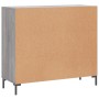 Aparador de madera de ingeniería gris Sonoma 90x34x80 cm de , Aparadores - Ref: Foro24-828114, Precio: 84,24 €, Descuento: %