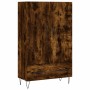 Aparador alto madera de ingeniería roble ahumado 69,5x31x115 cm de , Aparadores - Ref: Foro24-828233, Precio: 69,41 €, Descue...