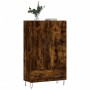Aparador alto madera de ingeniería roble ahumado 69,5x31x115 cm de , Aparadores - Ref: Foro24-828233, Precio: 69,41 €, Descue...