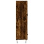 Aparador alto madera de ingeniería roble ahumado 69,5x31x115 cm de , Aparadores - Ref: Foro24-828233, Precio: 69,41 €, Descue...