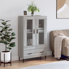 Aparador alto madera de ingeniería gris Sonoma 69,5x31x115 cm de , Aparadores - Ref: Foro24-828322, Precio: 95,19 €, Descuent...