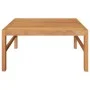Set de muebles de jardín 2 pzas madera teca cojines gris oscuro de vidaXL, Sofás modulares de exterior - Ref: Foro24-316117, ...