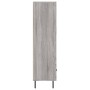 Aparador alto madera de ingeniería gris Sonoma 69,5x31x115 cm de , Aparadores - Ref: Foro24-828322, Precio: 95,19 €, Descuent...