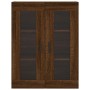 Armario de pared marrón roble 69,5x34x90 cm de , Aparadores - Ref: Foro24-828491, Precio: 105,67 €, Descuento: %