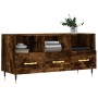 Mueble de TV madera de ingeniería roble ahumado 102x36x50 cm de , Muebles TV - Ref: Foro24-829017, Precio: 77,86 €, Descuento: %