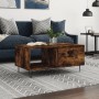 Mesa de centro madera contrachapada roble ahumado 90x50x40 cm de , Mesas de centro - Ref: Foro24-829209, Precio: 46,00 €, Des...