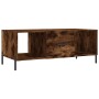 Mesa de centro madera contrachapada roble ahumado 102x50x40 cm de , Mesas de centro - Ref: Foro24-829313, Precio: 53,05 €, De...