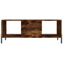 Mesa de centro madera contrachapada roble ahumado 102x50x40 cm de , Mesas de centro - Ref: Foro24-829313, Precio: 53,05 €, De...