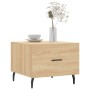 Mesa de centro madera contrachapada roble Sonoma 50x50x40 cm de , Mesas de centro - Ref: Foro24-829434, Precio: 43,35 €, Desc...