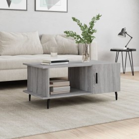 Mesa de centro madera contrachapada gris Sonoma 90x50x40 cm de , Mesas de centro - Ref: Foro24-829506, Precio: 46,90 €, Descu...