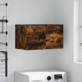 Armario de pared madera ingeniería roble ahumado 60x36,5x35 cm de , Taquillas y armarios de almacenamiento - Ref: Foro24-8300...