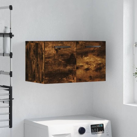 Armario de pared madera ingeniería roble ahumado 60x36,5x35 cm de , Taquillas y armarios de almacenamiento - Ref: Foro24-8300...