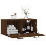 Armario de pared madera ingeniería marrón roble 80x36,5x35 cm de , Taquillas y armarios de almacenamiento - Ref: Foro24-83010...
