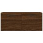 Armario de pared madera ingeniería marrón roble 80x36,5x35 cm de , Taquillas y armarios de almacenamiento - Ref: Foro24-83010...