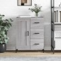 Aparador de madera de ingeniería gris Sonoma 69,5x34x90 cm de , Aparadores - Ref: Foro24-830274, Precio: 78,29 €, Descuento: %
