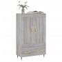 Aparador alto madera de ingeniería gris Sonoma 69,5x31x115 cm de , Aparadores - Ref: Foro24-830306, Precio: 70,29 €, Descuent...