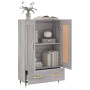 Aparador alto madera de ingeniería gris Sonoma 69,5x31x115 cm de , Aparadores - Ref: Foro24-830306, Precio: 70,29 €, Descuent...