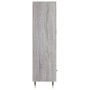 Aparador alto madera de ingeniería gris Sonoma 69,5x31x115 cm de , Aparadores - Ref: Foro24-830306, Precio: 70,29 €, Descuent...