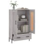 Aparador alto madera de ingeniería gris Sonoma 69,5x31x115 cm de , Aparadores - Ref: Foro24-830338, Precio: 79,28 €, Descuent...