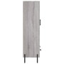 Aparador alto madera de ingeniería gris Sonoma 69,5x31x115 cm de , Aparadores - Ref: Foro24-830338, Precio: 79,28 €, Descuent...