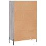 Aparador alto madera de ingeniería gris Sonoma 69,5x31x115 cm de , Aparadores - Ref: Foro24-830338, Precio: 79,28 €, Descuent...