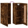 Armario de pared madera ingeniería roble ahumado 34,5x34x90 cm de , Aparadores - Ref: Foro24-830513, Precio: 51,72 €, Descuen...