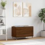 Mueble discos madera contrachapada roble marrón 74,5x38x48 cm de , Almacenamiento para CD y DVD - Ref: Foro24-831723, Precio:...