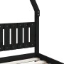 Estructura de cama para niños madera de pino negro 90x190 cm de , Cunas y camas para niños - Ref: Foro24-834509, Precio: 148,...