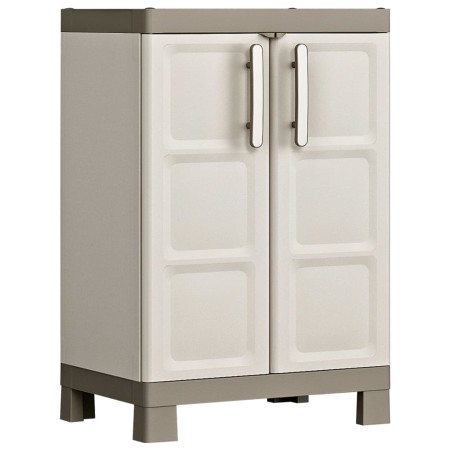 Keter Armario bajo almacenaje Excellence beige y taupe 97 cm de , Taquillas y armarios de almacenamiento - Ref: Foro24-46640,...