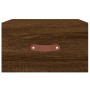 Mesitas de noche de pared 2 uds color roble marrón 35x35x20 cm de , Taquillas y armarios de almacenamiento - Ref: Foro24-8297...