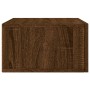 Mesitas de noche de pared 2 uds color roble marrón 35x35x20 cm de , Taquillas y armarios de almacenamiento - Ref: Foro24-8297...